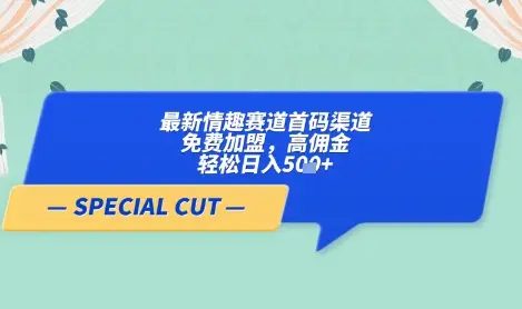 【轻云】最新情趣赛道首码渠道,免费加盟,高佣金,轻松日入5张+