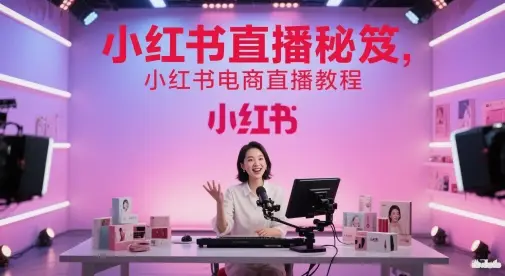 小红书直播秘笈,小红书电商直播教程-创业猫 小红书直播秘笈,小红书电商直播教程-创业猫