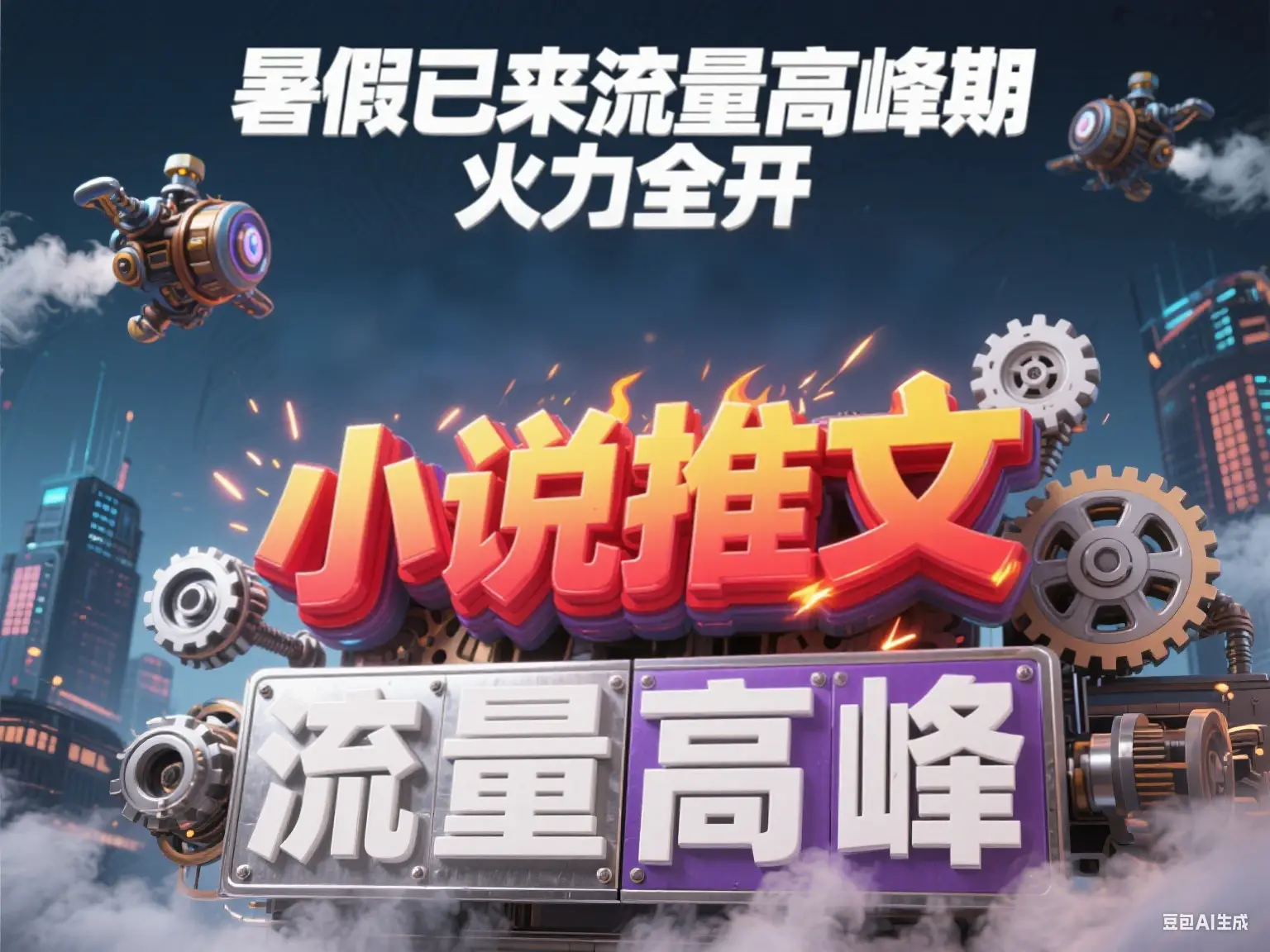 小说推文 暑假已来流量 高峰 火力全开-创业猫 小说推文 暑假已来流量 高峰 火力全开-创业猫