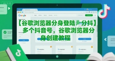 谷歌浏览器分身登陆多个抖音号,谷歌浏览器分身创建教程-副业吧