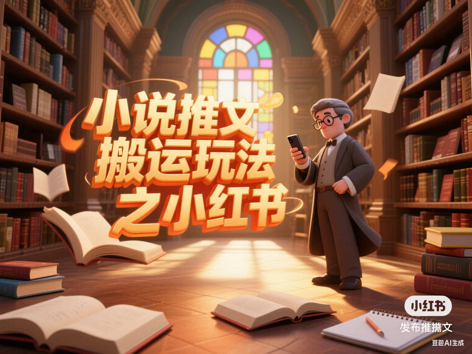 小说推文搬运玩法之小红书-副业吧