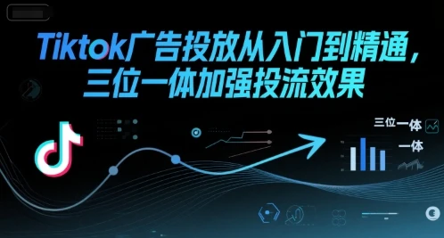 【精】Tiktok广告投放从入门到精通,三位一体加强投流效果-副业吧
