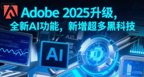 Adobe 2025升级,全新AI功能,新增超多黑科技-副业吧