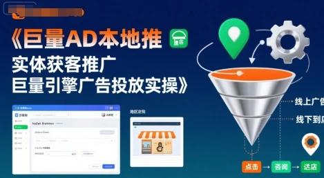 巨量AD本地推实体获客推广,巨量引擎广告投放实操-副业吧 巨量AD本地推实体获客推广,巨量引擎广告投放实操-副业吧