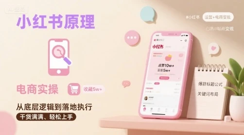 【精】小红书原理以及详细实操流程,小红书电商教程-创业猫 【精】小红书原理以及详细实操流程,小红书电商教程-创业猫