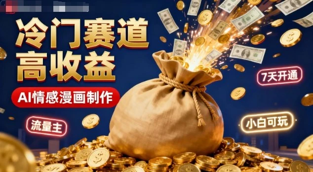 公众号冷门赛道,用AI做情感漫画,7天开通流量主,操作简单,小白可玩-创业猫 公众号冷门赛道,用AI做情感漫画,7天开通流量主,操作简单,小白可玩-创业猫