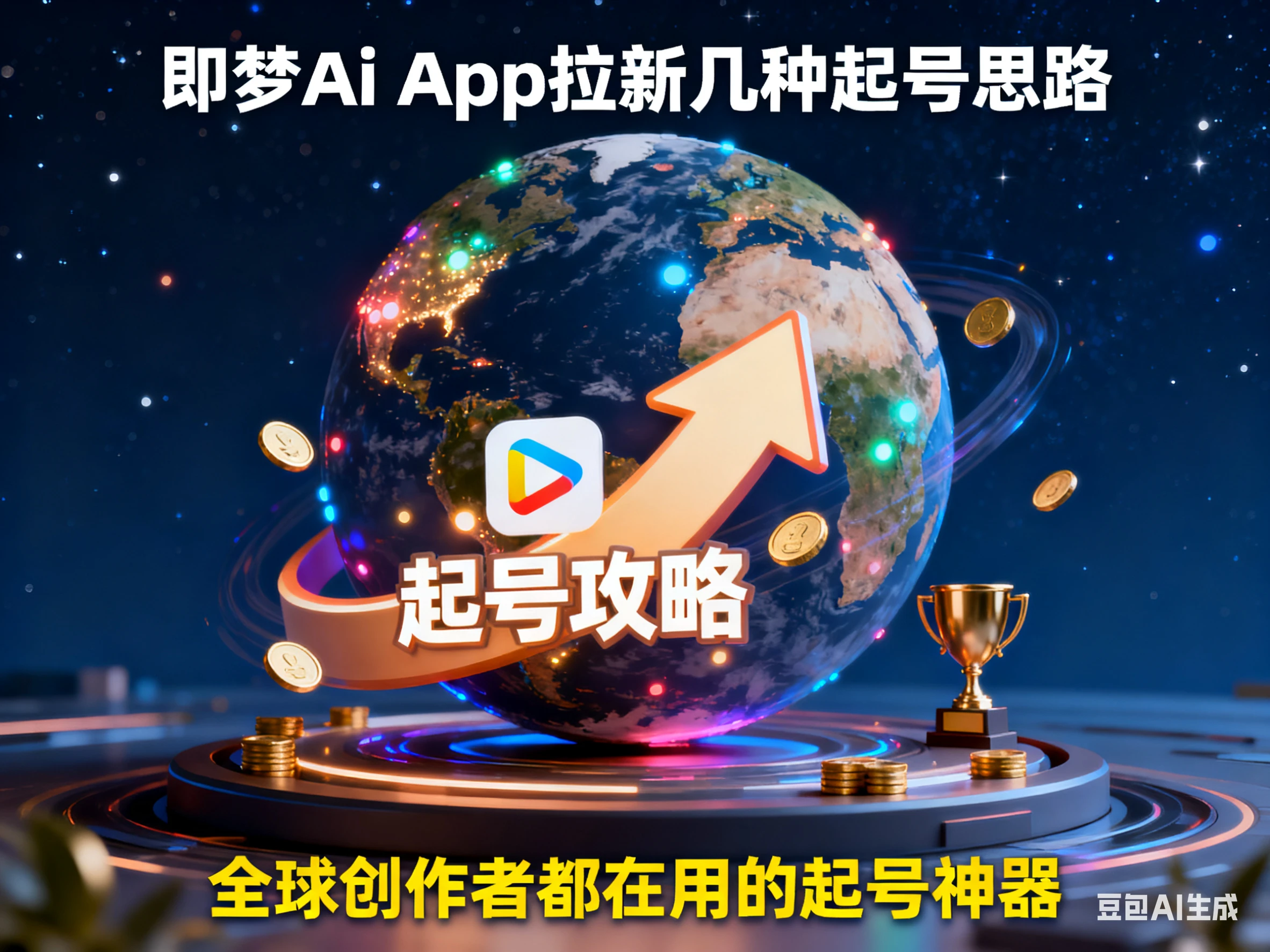 即梦Ai App拉新几种起号思路-副业吧