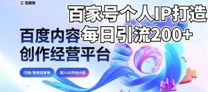 新式百家号AI引流,实测日引流200+,VX都频繁了(详细教程+实操)-副业吧