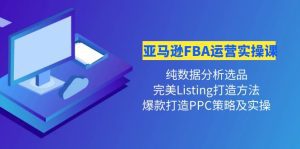 （4159期）亚马逊FBA运营实操课 纯数据分析选品+完美Listing打造+爆款打造PPC策略实操-副业吧