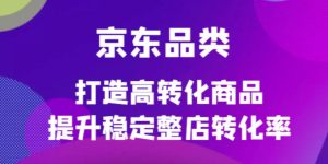 (4383期)京东电商品类定制培训课程,打造高转化商品提升稳定整店转化率-副业吧