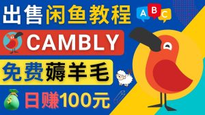 (4481期)闲鱼赚钱小技巧,每单净赚10元,日赚100元 – 出售Cambly注册教程-副业吧