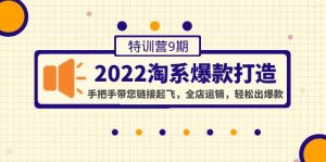（4334期）2022淘系爆款打造特训营9期：手把手带您链接起飞，全店运销，轻松出爆款-副业吧