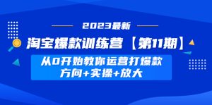 （4784期）淘宝爆款训练营【第11期】 从0开始教你运营打爆款，方向+实操+放大-副业吧