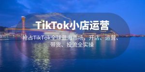 (5200期)TikTok小店运营 抢占TikTok全球蓝海市场,开店、运营、带货、投流全实操-副业吧