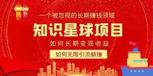 （5453期）知识星球变现项目二合一：如何长期赚钱+暴力引流躺赚，一个被忽视的领域-副业吧