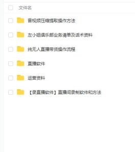 左小姐-直播带货俱乐部十三行、无人直播,全套教程附:工具、文档、话术资料-副业吧
