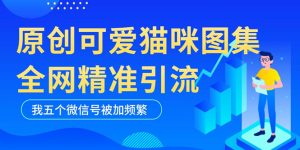 （5498期）黑科技纯原创可爱猫咪图片，全网精准引流，实操5个VX号被加频繁-副业吧