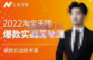 止步学堂·2022淘宝天猫爆款打造系列课-比克，爆款实战落地教程价值1980元-副业吧