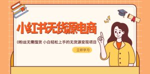 （5683期）2023小红书·无货源电商1.0，0粉丝无需囤货 小白轻松上手的无货源变现项目-副业吧