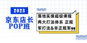（5699期）2023京东店长·POP班 落地实操超级课程 两大打法体系 正规军&非正规军-副业吧