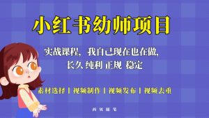 (5746期)单天200-700的小红书幼师项目(虚拟),长久稳定正规好操作!-副业吧