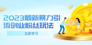 （5845期）2023最新暴力引流创业粉丝玩法，单日被动引流50+创业粉-副业吧