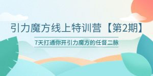 (6004期)引力魔方线上特训营【第二期】五月新课,7天打通你开引力魔方的任督二脉-副业吧