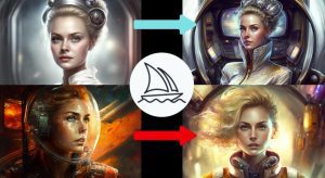 Midjourney V4实现连续性的人物创作：漫画，故事，动画操作教程参数设置-副业吧