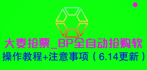 （6187期）大麦抢票_BP全自动抢购软_操作教程+注意事项（6.14更新）-副业吧