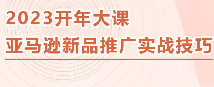 2023亚马逊新品推广实战技巧，线下百万美金课程的精简版，简单粗暴可复制，实操性强的推广手段-副业吧