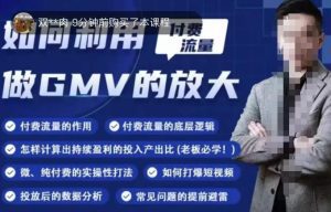 如何利用付费流量GMV的放大,微付费、纯付费的实操型打法-副业吧