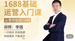 1688运营基础入门系统课，​20课时带你系统性解析1688运营-副业吧
