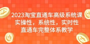 (6535期)2023淘宝直通车高级系统课,实操性,系统性,实时性,直通车完整体系教学-副业吧