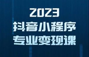 2023年抖音小程序变现保姆级教程，0粉丝新号，无需实名，3天起号，第1条视频就有收入-副业吧