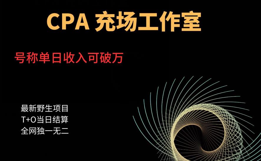 cpa充场工作室，号称单日收入10000+（揭秘）-副业吧