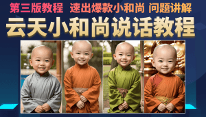 （6977期）云天小和尚会说话，7天万粉（第3版教程）-副业吧