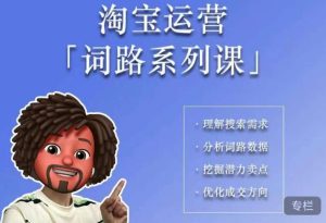 照顾酱·词路篇，手把手带你理解关键词背后的需求，想要做好淘宝，就必须理解词路-副业吧