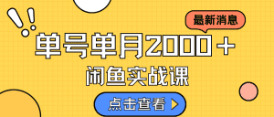 （7328期）咸鱼虚拟资料新模式，月入2w＋，可批量复制，单号一天50-60没问题 多号多撸-副业吧