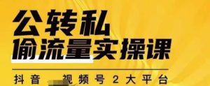 群响公转私偷流量实操课，致力于拥有更多自持，持续，稳定，精准的私域流量！-副业吧