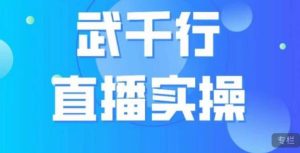 武千行直播实操课，账号定位、带货账号搭建、选品等-副业吧