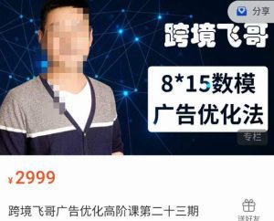 跨境飞哥·广告优化高阶课第二十三期，​8*15数模广告优化法，用数据驱动决策-副业吧