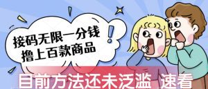 接码无限撸上百款商品，全网首发，目前未泛滥，速看【揭秘】-副业吧