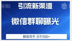 价值2980的全新微信引流技术,只有你想不到,没有做不到【揭秘】-副业吧