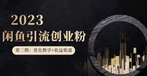 第二期：暴力引流，无脑搬运，闲鱼创业粉引流一天200+，更新闲鱼防封号优化教学，每天多300+收益-副业吧