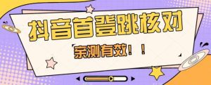 【亲测有效】抖音首登跳核对方法，抓住机会，谁也不知道口子什么时候关-副业吧