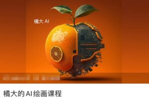 橘大的AI绘画课程，AI绘画零基础小白，从入门到精通-副业吧