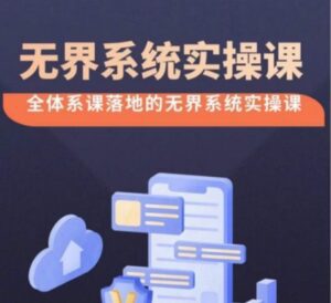 无界系统实操课【38节完整版】，全体系落地无界改版后选择、出价、高投产做付费引流-副业吧