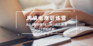（10946期）跨境电商训练营：从0-1教你做TikTok小店实操课（17节视频课）-副业吧