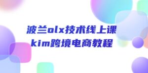 （10967期）波兰olx 技术线上课，kim跨境电商教程-副业吧