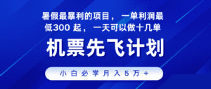 2024暑假最赚钱的项目，市场很大，一单利润300+，每天可批量操作-副业吧